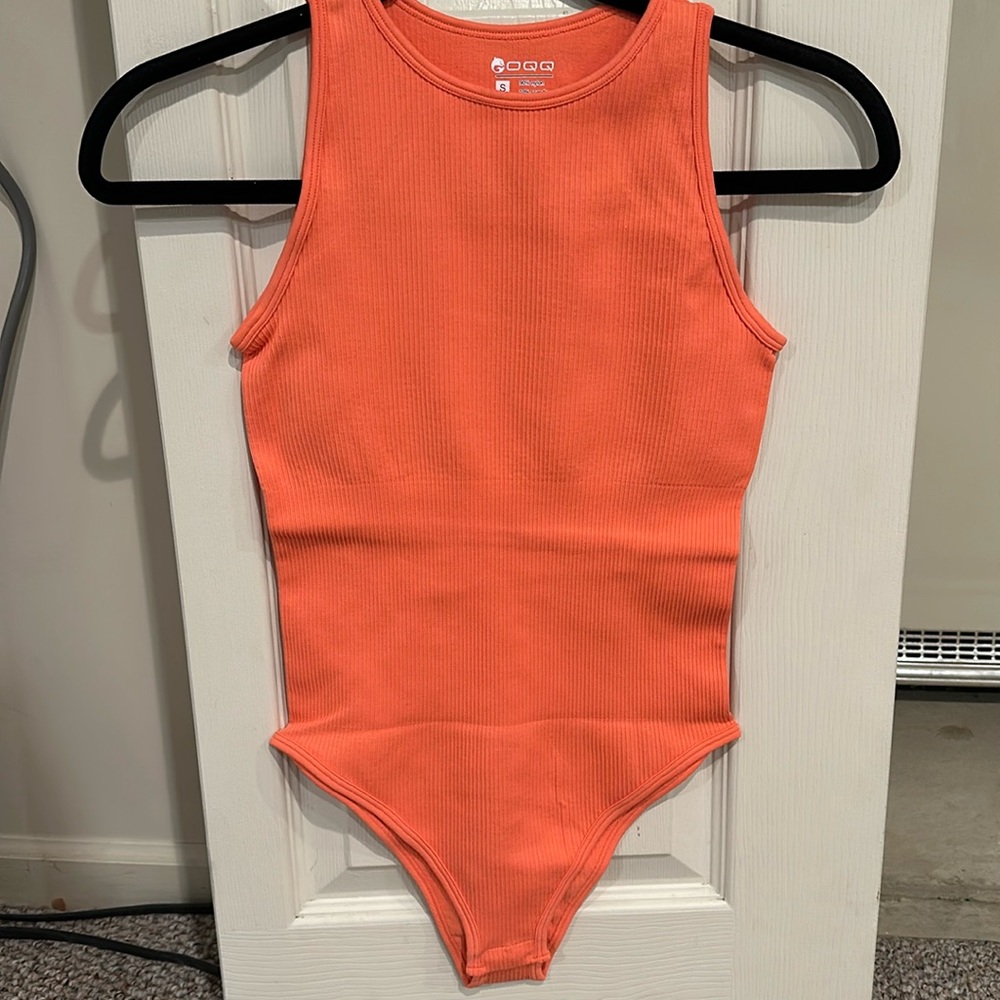 Orange bodysuit
